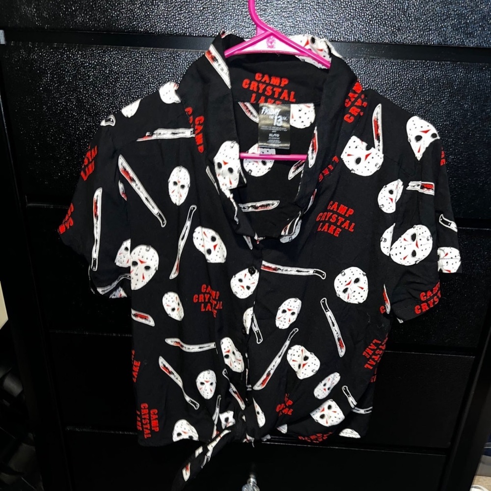 Jason Vorhees Crop Top